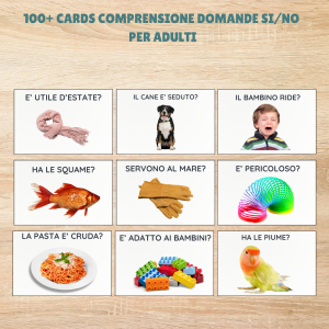100+ Cards Figurate Domande si/no per Adulti · Afasia · Diario di una Logopedista