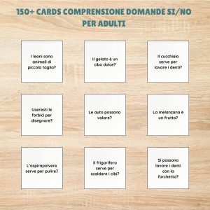 150+ Cards Domande si/no per Adulti &middot; Afasia &middot; Diario di una Logopedista