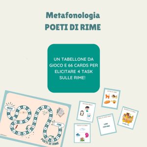Poeti di Rime - Imparare le rime · Metafonologia · Diario di una Logopedista