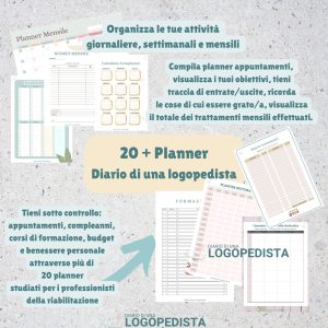 Planner Diario di Una Logopedista · Creatività · Diario di una Logopedista