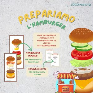 Prepariamo L'Hamburger &middot; Abilit&agrave; semantico-lessicali &middot; Diario di una Logopedista
