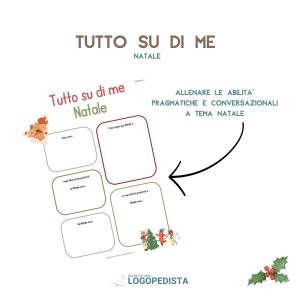 Tutto su di Me - Natale · Abilità Pragmatiche · Diario di una Logopedista