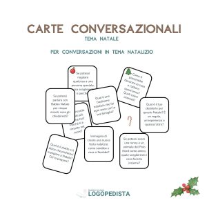 Carte conversazionali- Natale · Abilità Pragmatiche · Diario di una Logopedista