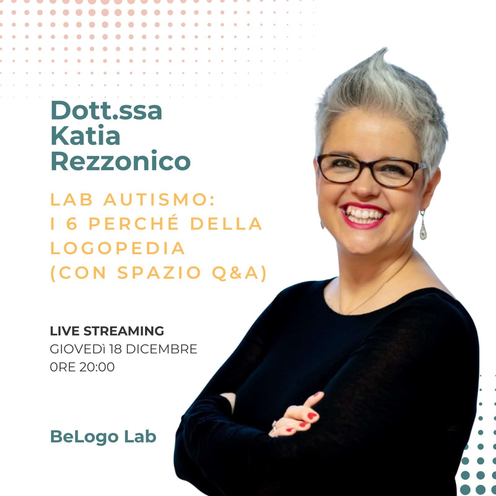 Dott.ssa Caterina Apruzzese Lab Autismo: i 6 perché della logopedia (con spazio Q&A) · Webinar per Logopedisti · Diario di una Logopedista