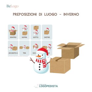 Preposizioni di luogo &ndash; inverno &middot; Abilit&agrave; semantico-lessicali &middot; Diario di una Logopedista