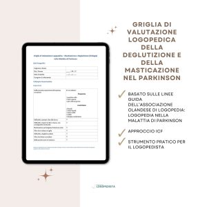 Griglia di Valutazione Logopedica – Masticazione e Deglutizione nella Malattia di Parkinson · Diario di una Logopedista