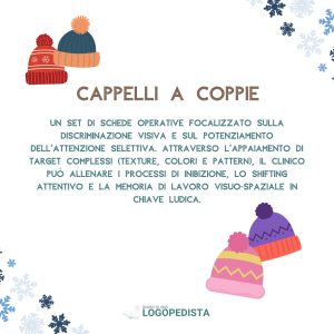 Cappelli a coppie! · funzioni esecutive · Diario di una Logopedista
