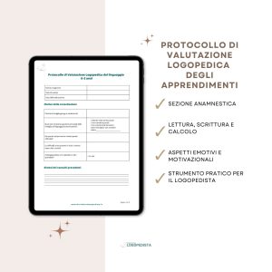 Protocollo di valutazione logopedica degli apprendimenti &middot; Valutazione logopedica &middot; Diario di una Logopedista