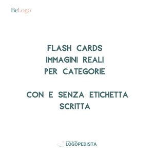 Flash Cards Immagini Reali per Categorie · Materiale logopedico · Diario di una Logopedista