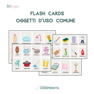 Flash Cards Oggetti di uso comune · Materiale logopedico · Diario di una Logopedista