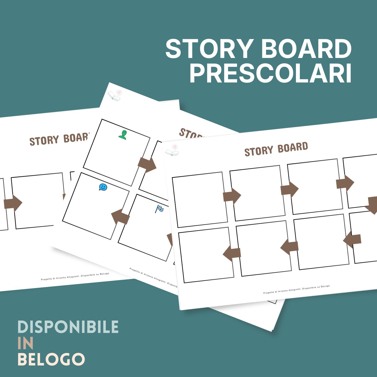 Story Board - Prescolari · Abilità Narrative · Diario di una Logopedista