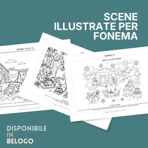 Scene illustrate per fonema