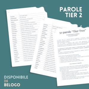 50 Parole Tier Two per la Scuola Primaria | Vocabolario avanzato per comprensione del testo
