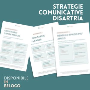 Strategie Comunicative per Disartria | Infografica per Persona con Disartria e Caregiver